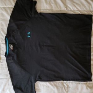 Under Armour heat gear medium. Dark grey and turquoise